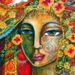 Woman Waking Up to Herself - Art & Poem