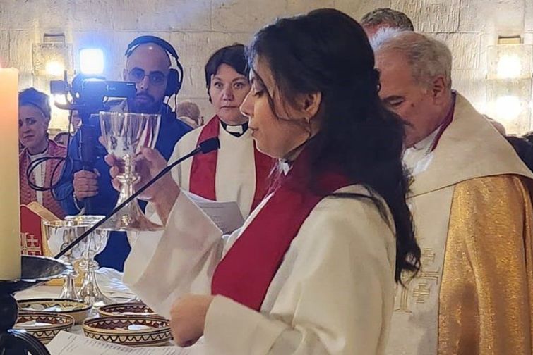 First Woman Pastor in the Holy Land Is Ordained