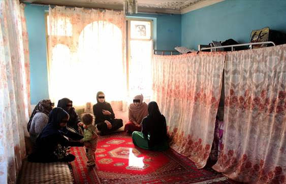 A group counseling session at a WAW Transitional House. Photo credit: Emilie Richardson
