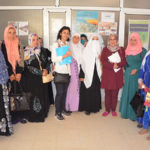 Houria Belouahri (third from the right) after a meeting with women from a cooperative created in the Bordj Bou Arreridj Province, Algeria. Photo courtesy of El Ghaith Association