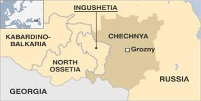 Chechnya, officially the Chechen Republic, is a federal subject of the Russian Federation. It is located in the North Caucasus.