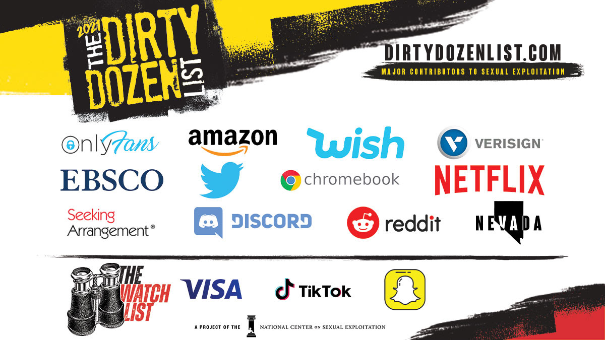 DirtyDozenList.com where you can learn more about each target and see their individualized webpages.