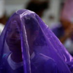 A woman wears a veil during a protest to commemorate the U.N. International Day for the Elimination of Violence Against Women at the Attorney General's Office in San Salvador, El Salvador November 26, 2018. REUTERS/Jose Cabezas