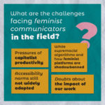 Tips to Address Challenges Facing Feminist Communicators