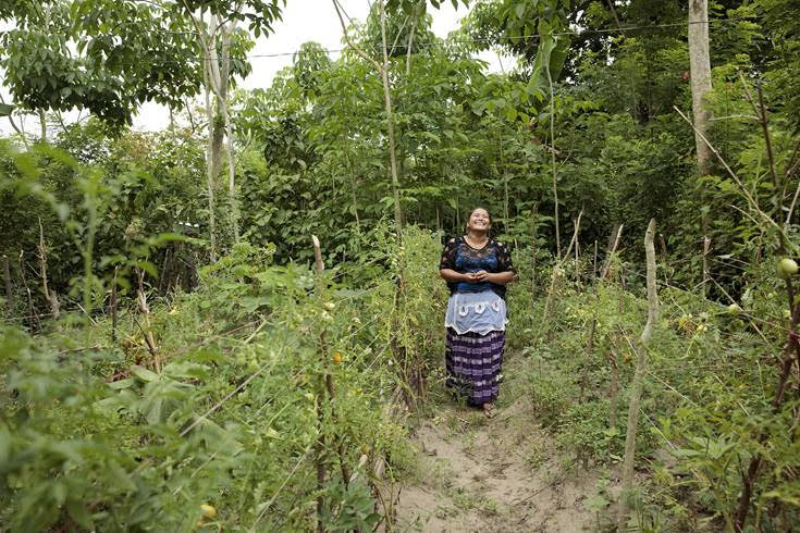 Elena Sam Pec lives in Puente Viejo, Guatemala, a mostly agrarian indigenous community. The women of the village participate in a joint program empowering more than 1,600 rural women to become economically self-reliant. Image: Ryan Brown/UN Photo