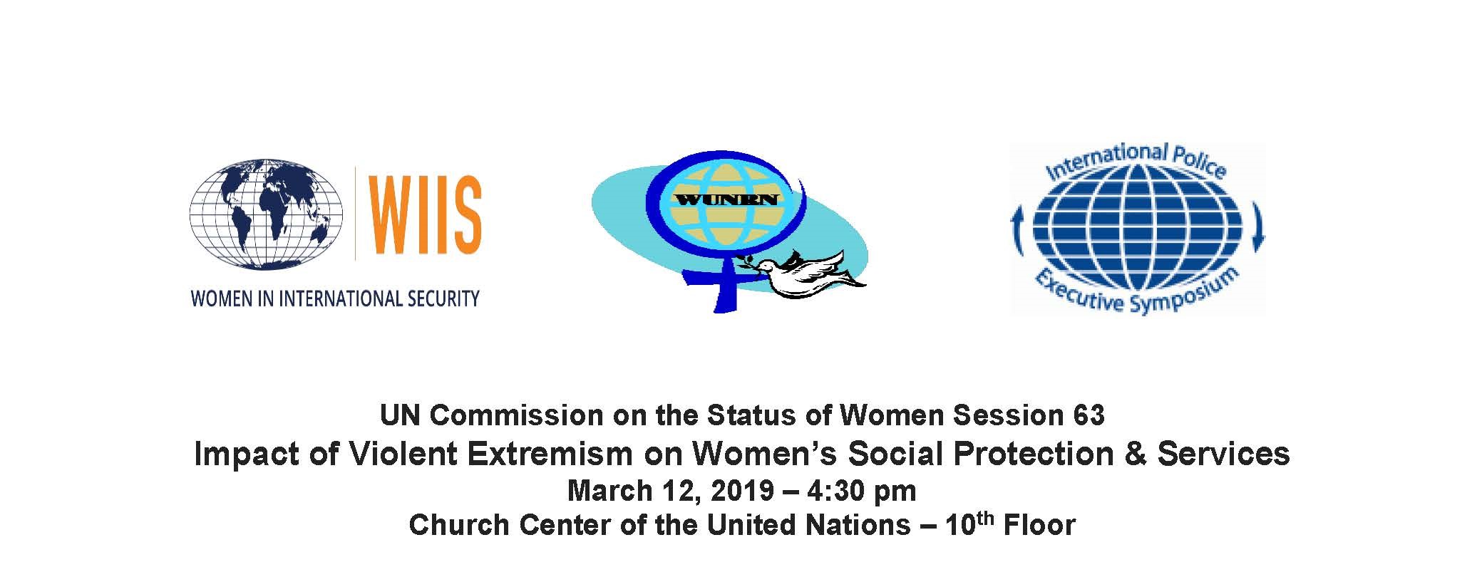 UN Commission on the Status of Women Session 63: Impact of Extremism on Women’s Social Protection & Services