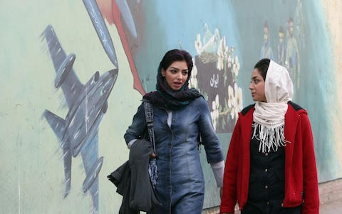 Young Iranian women in Tehran CREDIT: GETTY IMAGES