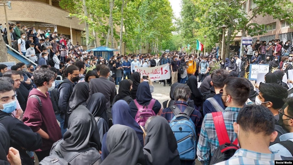 Students in Iran have been protesting the imposition of stricter regimes in many universities.