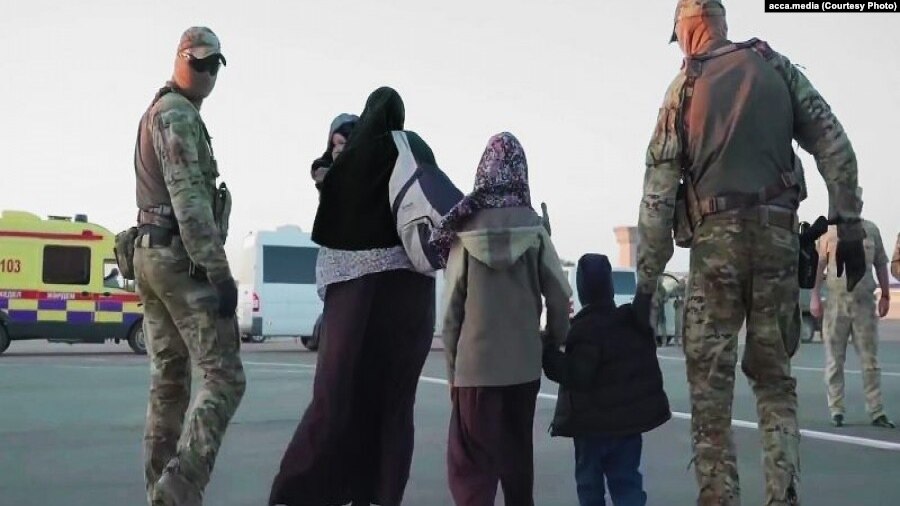 Kazakh Widows & Children of Islamic State Fighters Repatriated