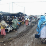 Women selling and shopping in Bamako, Mali’s capital city