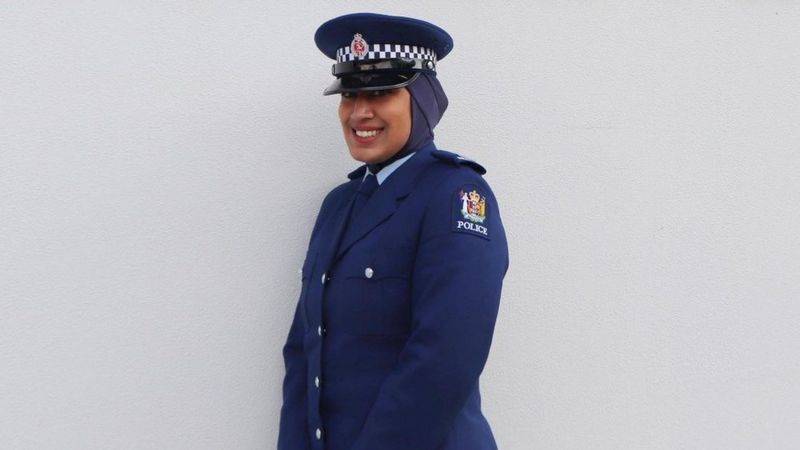New Zealand Police have introduced a hijab into their uniform to encourage more Muslim women to join. Photo: New Zealand Police Instagram