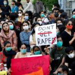 A gang-rape in Pakistan in September prompted outcry, fueled by police blaming the victim. Photograph: Akhtar Soomro/Reuters