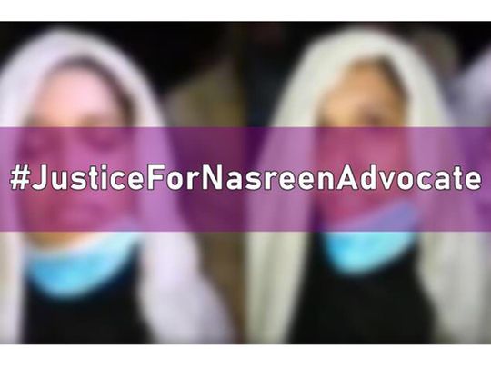 Hashtag #JusticeforNasreenAdvocate trended online after the video from Okara circulated