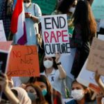 Women protest against rape in Islamabad, Pakistan, where virginity exams have long been a routine part of criminal proceedings. Photo:: Anjum Naveed/AP