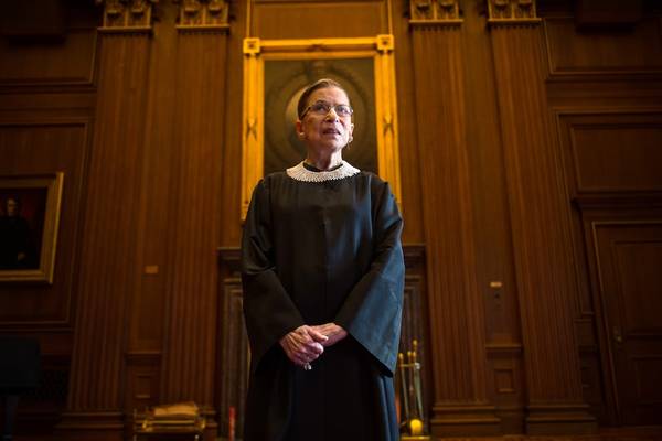 Supreme Court Justice Ruth Bader Ginsburg has died at 87. She became the second woman on the high court in 1993 and was a legal pioneer for gender equality. (Joyce Sohyun Lee, Elyse Samuels/The Washington Post)