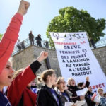 Women demonstrate in Lausanne ahead of a nationwide strike in Switzerland – Getty Image