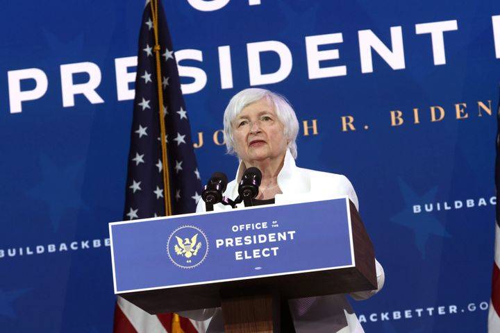 Ms. Yellen previously served as the chair of the US Federal Reserve. ALEX WONG VIA GETTY IMAGES