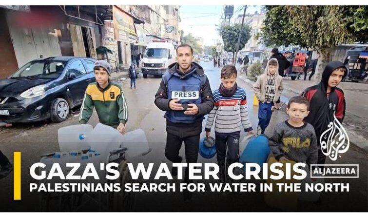 Gaza - Crises for Unclean Water & Untreated Sewage
