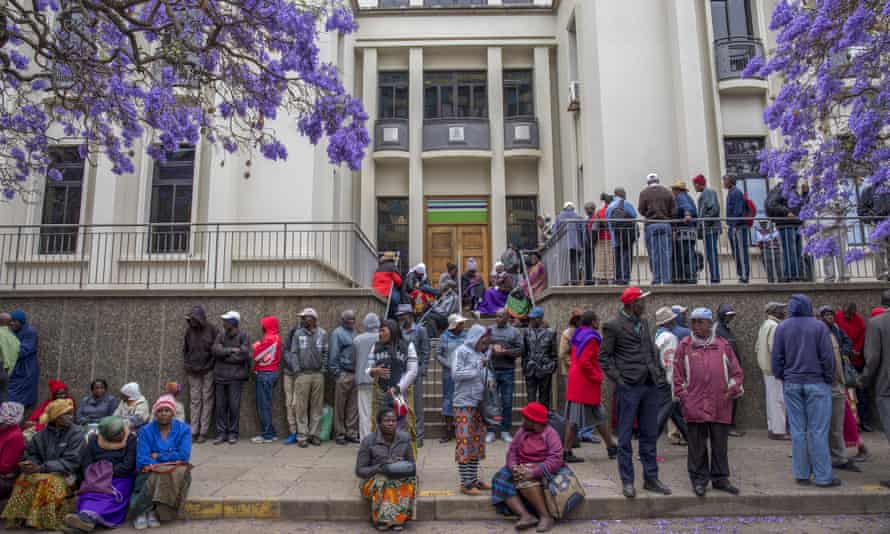 Zimbabwe loses close to $2bn (£1.5bn) to corruption annually, contributing to financial instability, according to Transparency International. Photograph: Bloomberg