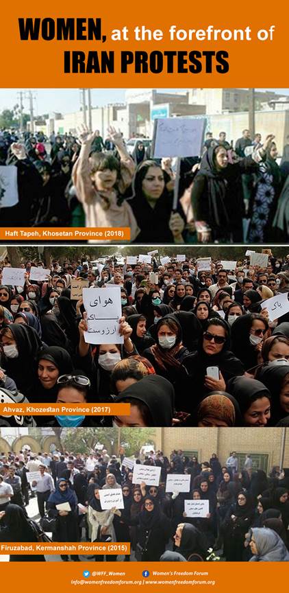 Women at the Forefront of Iran Protests